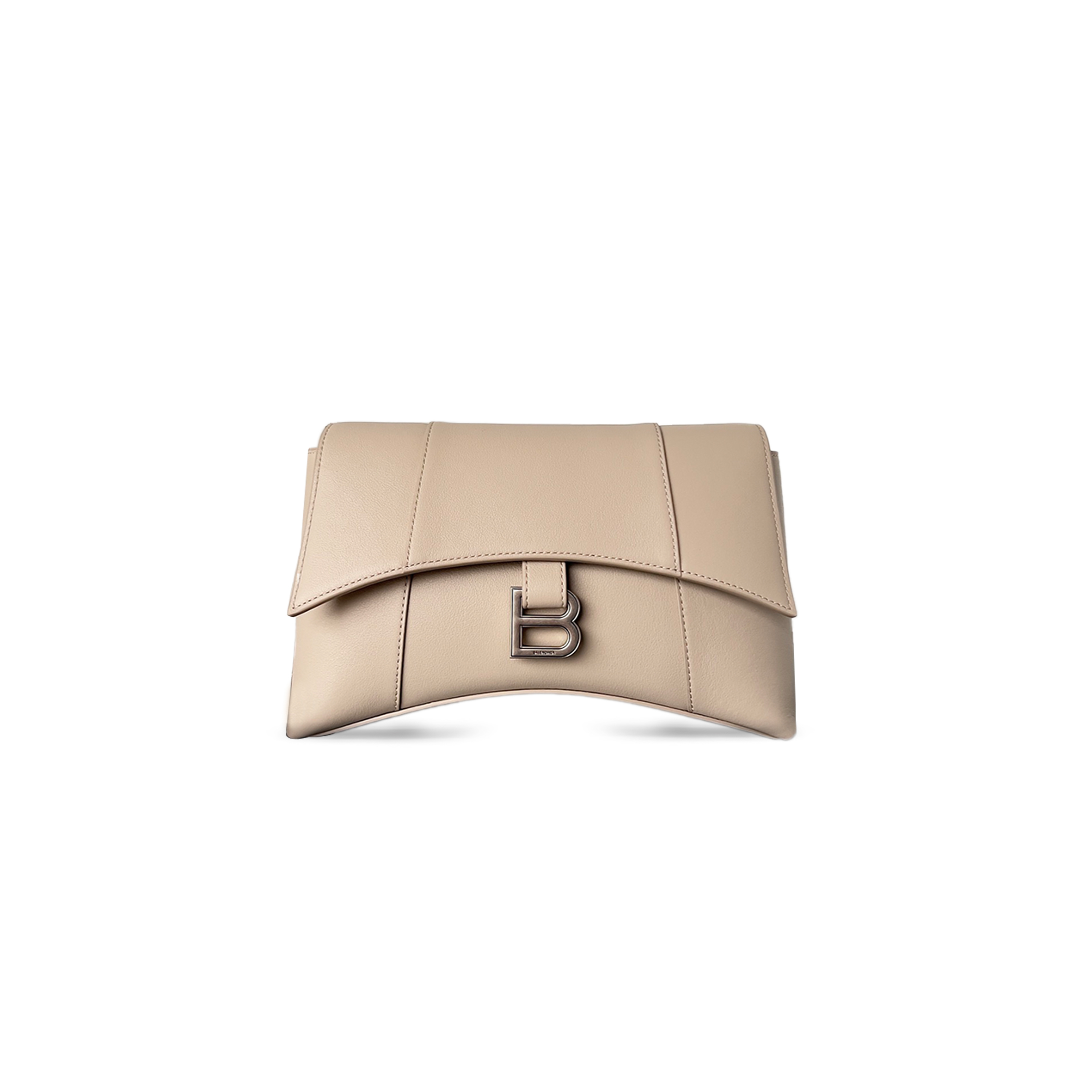 Ba*len*cia*ga small down town shoulder bag in apricot 6164461sxhy2000 (25.4*16*8.4cm)